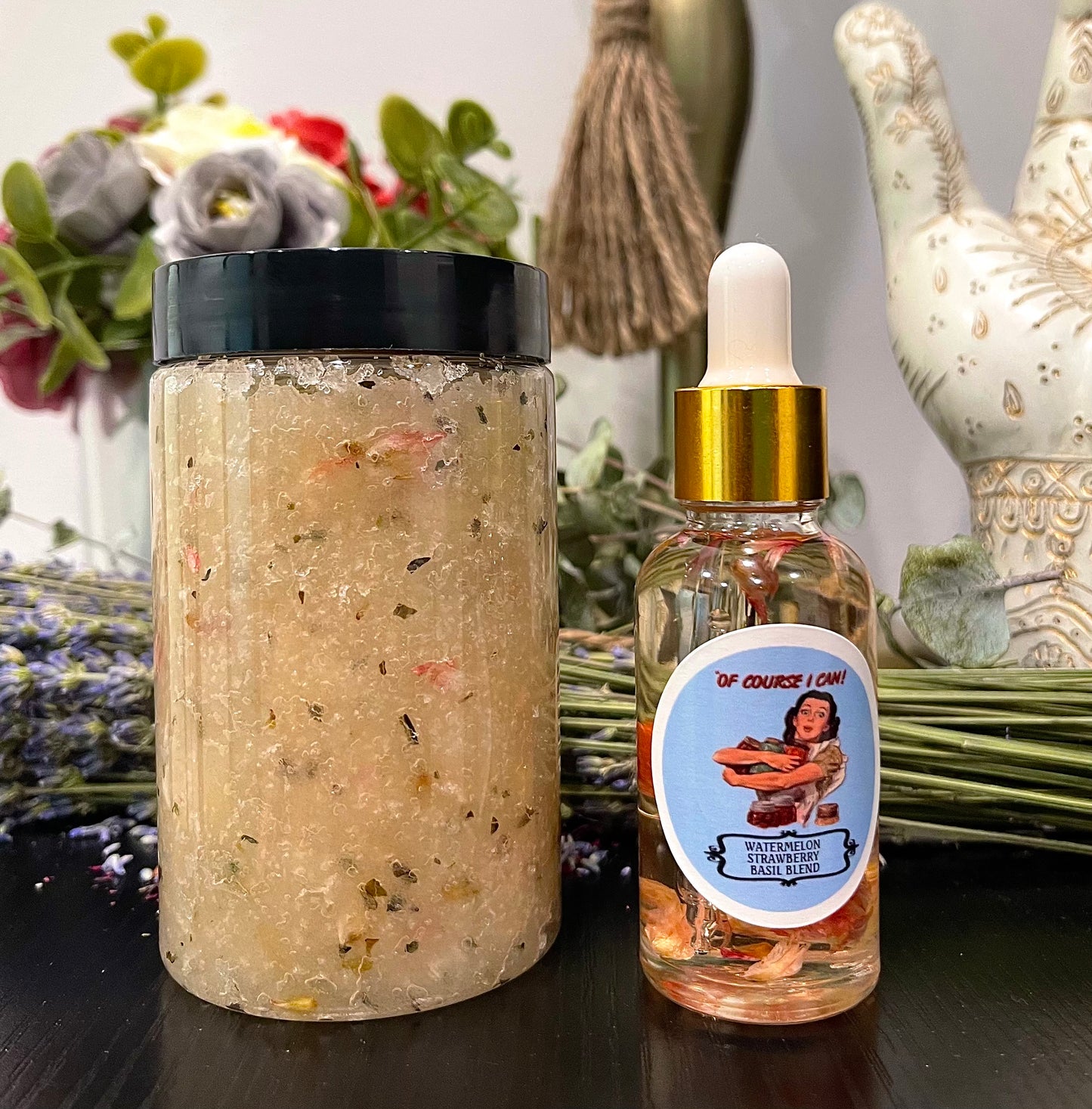Watermelon Strawberry Basil Oil