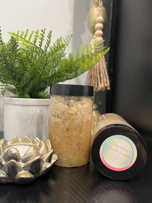 Strawberry Vanilla Soufflé Body Scrub